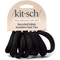Kitsch Elastic Hair Ties No Damage | Stretchable Hair Bands - Neutral 12pcs