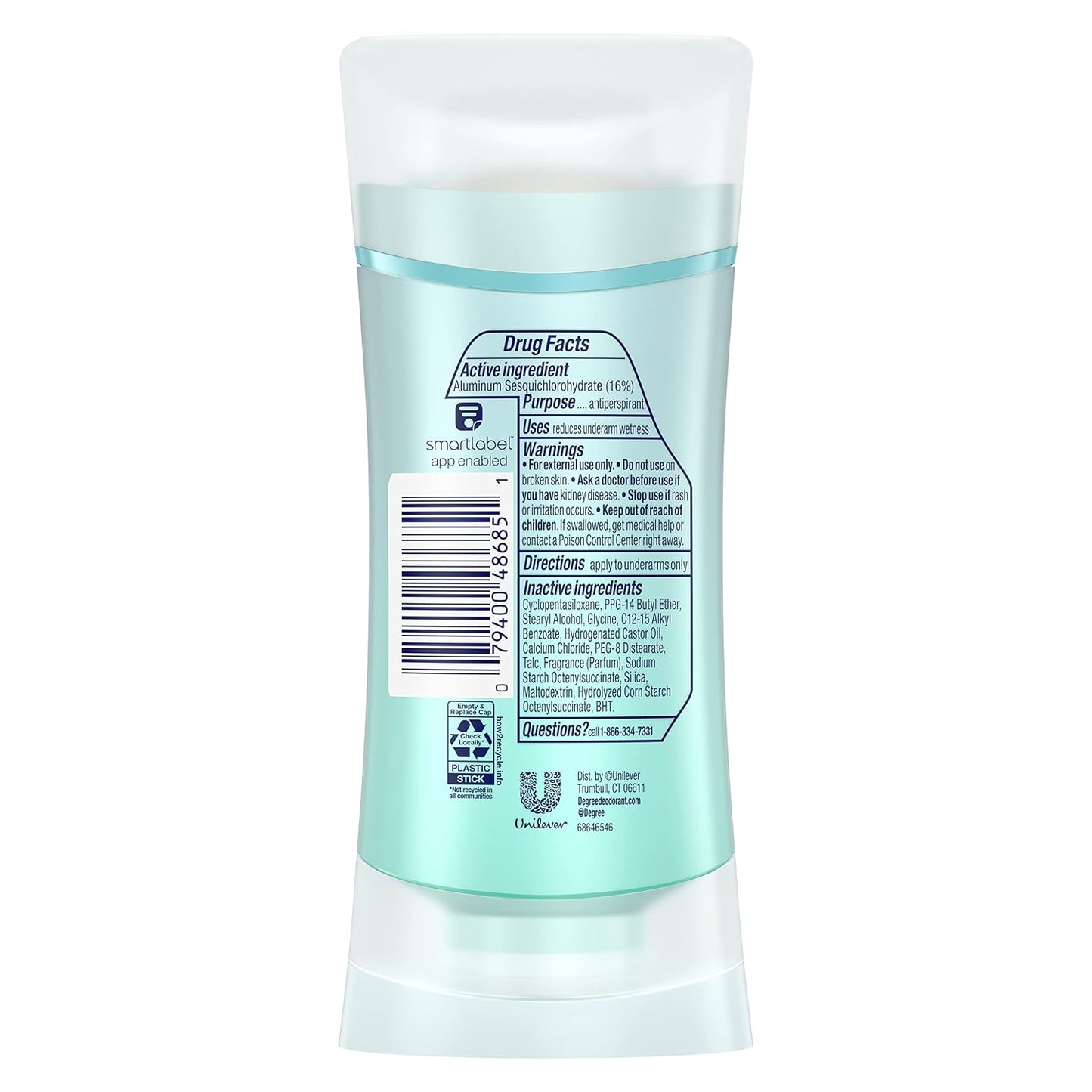Degree Antiperspirant Deodorant Sexy Intrigue 72-Hour Sweat & Odor Protection Antiperspirant Deodorant For Women with Body Heat Activated Technology 2.6 oz (Pack of 2)