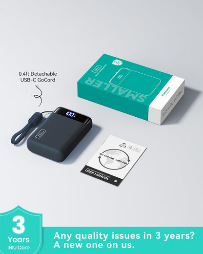 INIU Portable Charger, Smallest 20000mAh 22.5W Fast Charging Power Bank