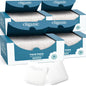 Cliganic Extra Large Face Pads (100 Count) - Soft, Extra Absorbent, Ultra Durable, Hypoallergenic, For Makeup, Nail Polish & Daily Buildup Removal, Toner & Cleanser Application, Dual Sided & Lint-Free