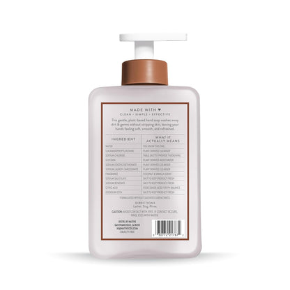 Native Liquid Hand Soap, Toasted Vanilla & Honey Scent, Non-Drying Formula for Soft, Smooth Hands, Made with Plant-Based Cleansers, Sulfate & Paraben Free, 13 oz Bottle