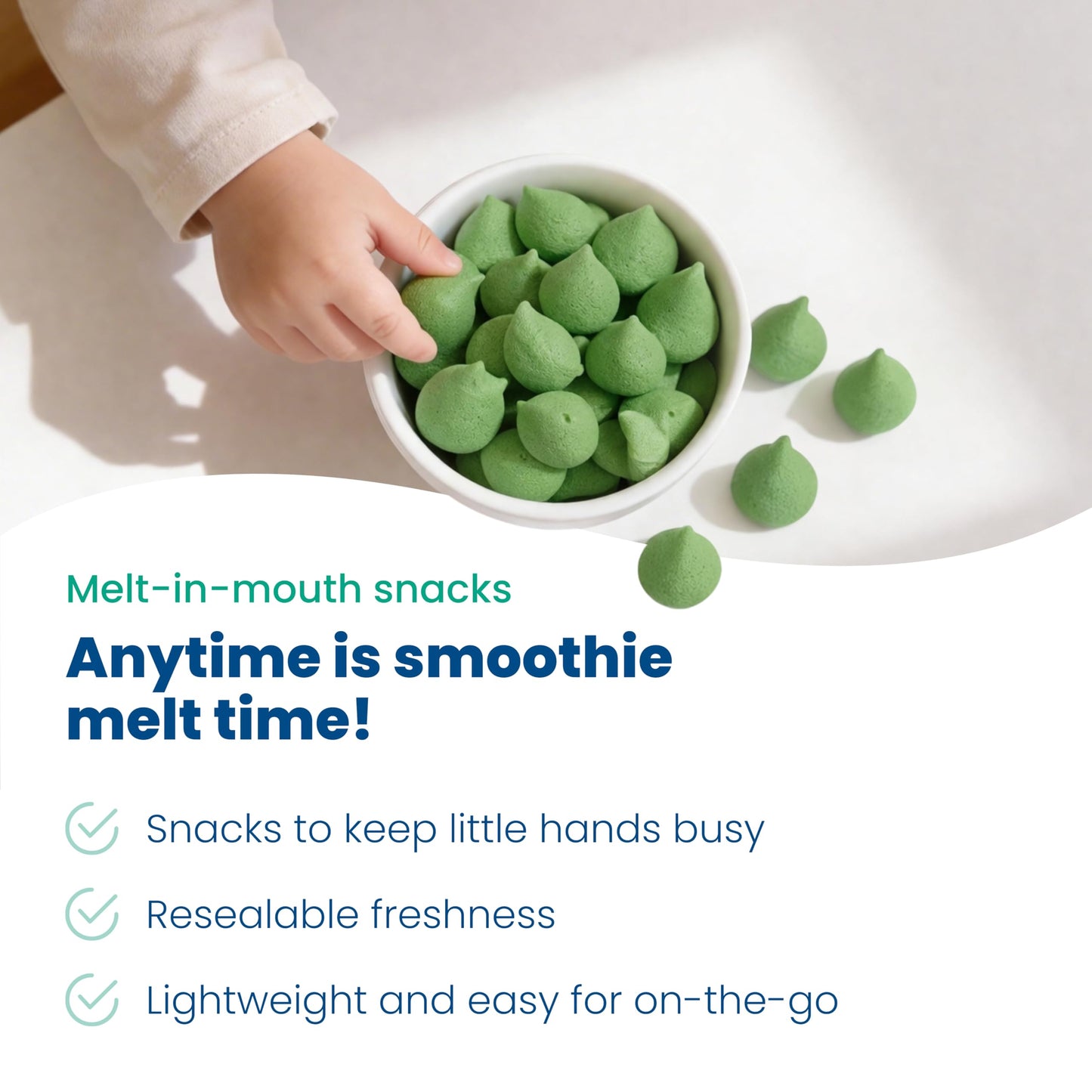 Amara Smoothie Melts - Mango Carrot - Organic Baby Snacks w/ Fruits & Veggies - Plant Based Yogurt Melts - Healthy Toddler Snack - Activity Book Included - Enjoy From 10+ Mos - 6 Resealable Bags
