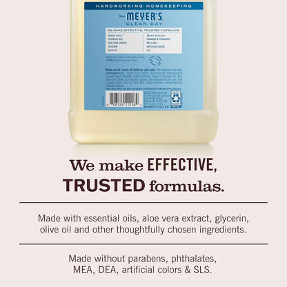 Mrs. Meyer's Clean Day, Hand Soap Refill, Lemon Verbena Scent, 33 Fl Oz