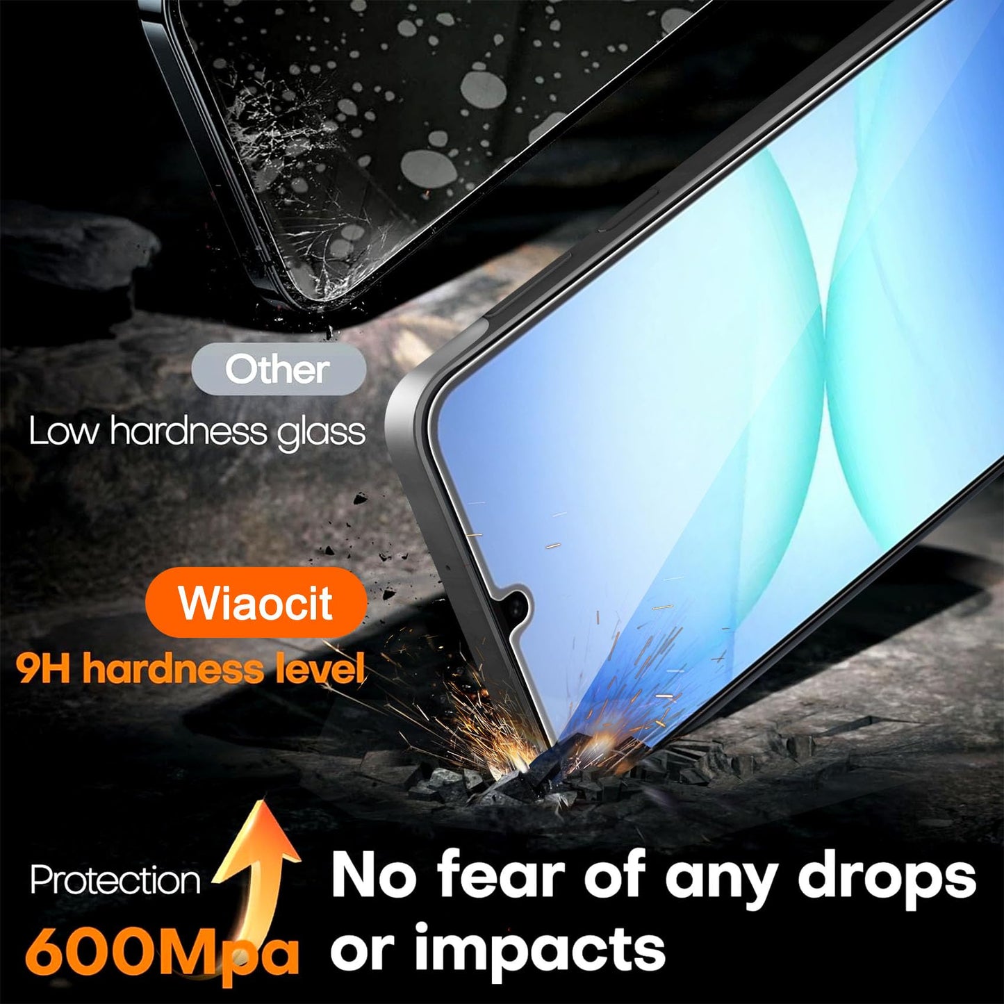 Wiaocit Camera Lens Protector for iPhone 16 Pro/iPhone 16 Pro Max