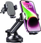 Qifutan Dash Mounted Holders Phone Holders for Your Car Phone Mount for Car Windshield Dashboard Air Vent Universal Desk Mounts Hands Free Automobile Cell Phone Holder Fit for iPhone Smartphone