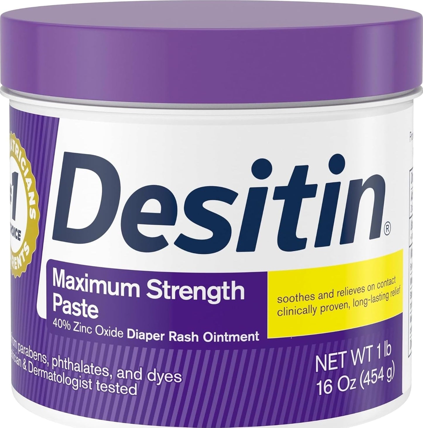 Desitin Maximum Strength Diaper Rash Paste, 40% Zinc Oxide, 4.8 oz