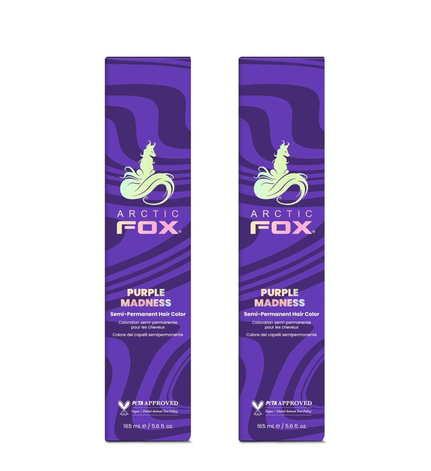 ARCTIC FOX Semi-Permanent Hair Dye - Sunset Orange, Vegan - 2 x 8 oz