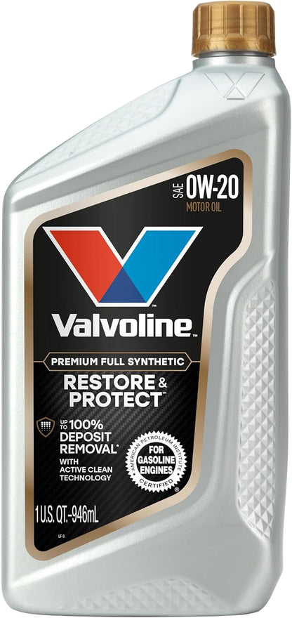 Valvoline Advanced Full Synthetic SAE 0W-20 Motor Oil 5 QT