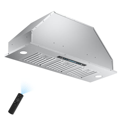 IKTCH 30 inch Insert Range Hood 900 CFM, Ducted/Ductless Vent Hood