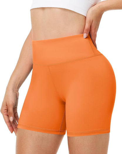 Runhit Women's Workout Biker Shorts - 3"/5"/8" High Waisted Tummy Control Spandex Booty Shorts for Volleyball Gym Yoga Dance