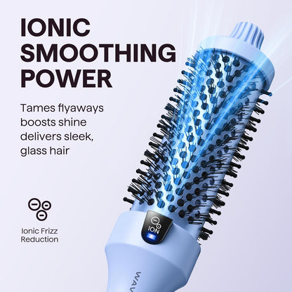 Wavytalk Thermal Brush Blowout Boost 1.5″ Heat Round Brush for Blowout Look