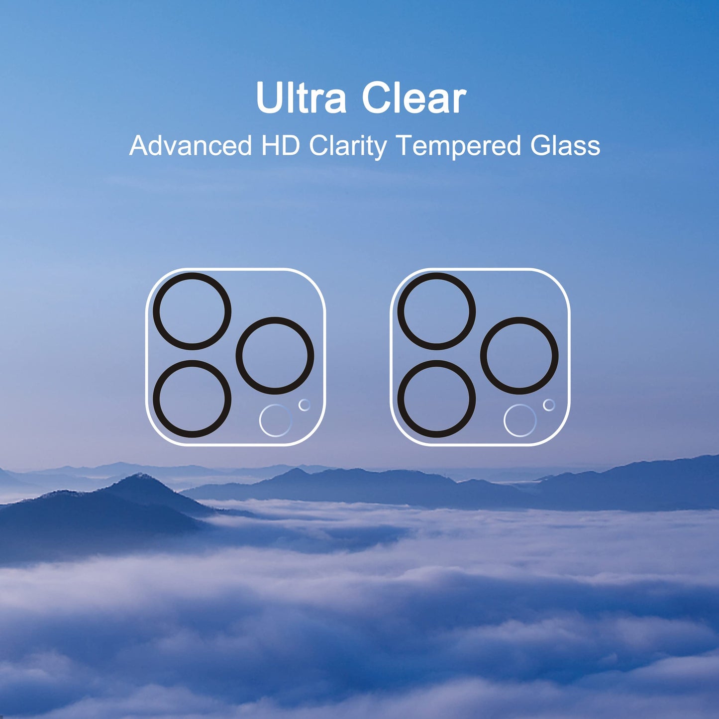 Ailun 3 Pack Camera Lens Protector for iPhone 17 Pro Max, Tempered Glass