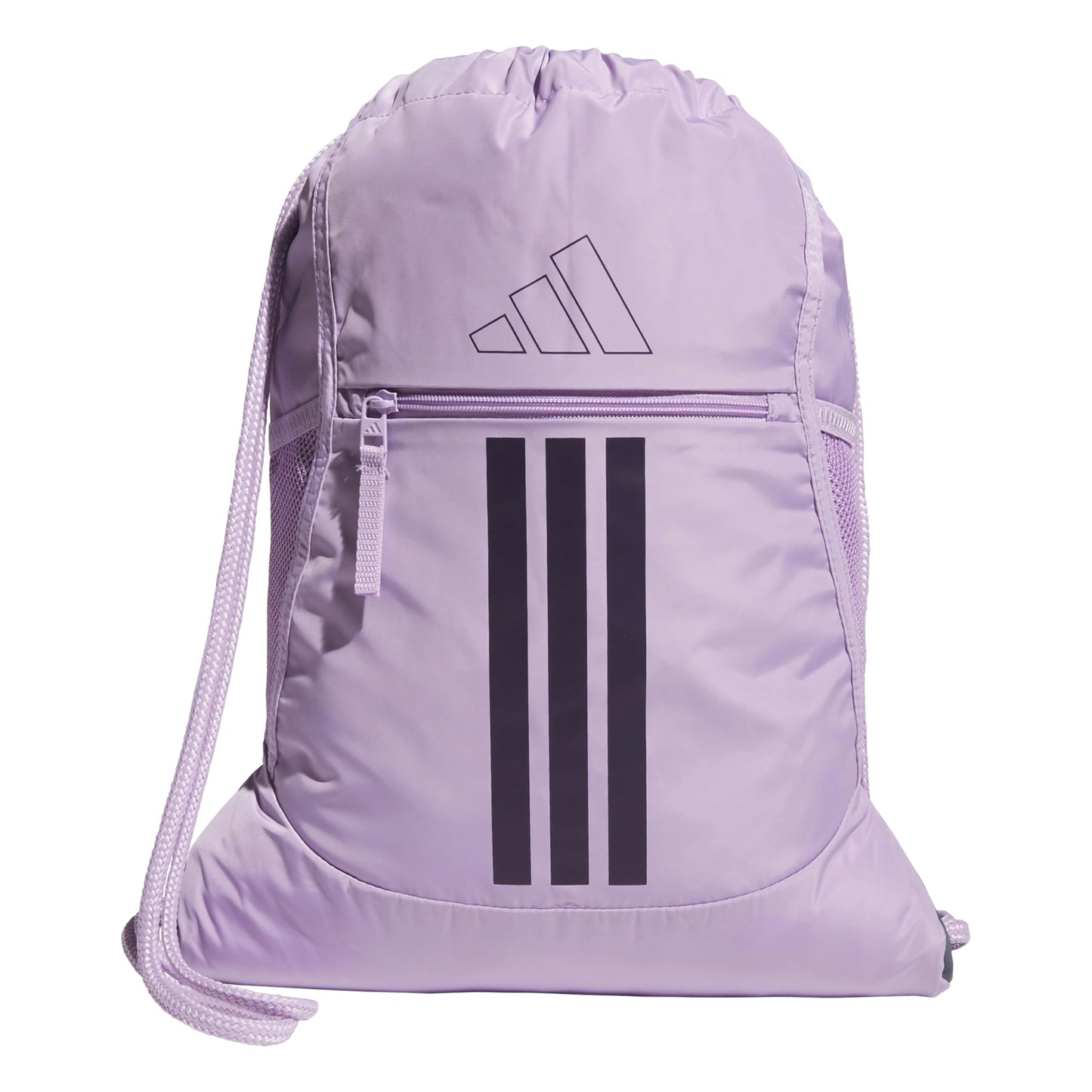 adidas Alliance Sackpack – Drawstring Backpack for Sports, Small Gym Bag, Preloved Teal Green/Black/3, OSFA