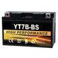 YTX14AH-BS 12V 12Ah Motorcycle Battery, 220CCA Rechargeable Maintenance Free Sealed AGM Battery, Powersport Replacement for ATV, UTV, Scooter