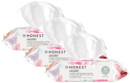 The Honest Company Multi-Use Baby Wipes, Pattern Play, 720 Count