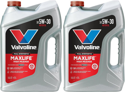 Valvoline MaxLife High Mileage 5W-30 Synthetic Blend Motor Oil 5 Quart