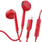 LUDOS Zenith USB C Headphones for iPhone 17 16 15 Pro Max Plus Air iPad Pro Air, 5 Years Warranty, USB-C Earbuds for Samsung Galaxy S24 S23 Ultra S22 S21 S20 A55 A54 A53, USB Type C Earphones - White