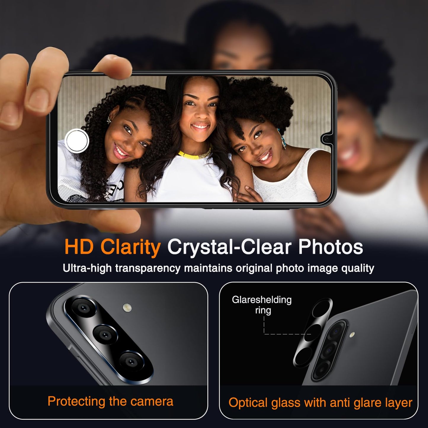 Wiaocit Camera Lens Protector for iPhone 16 Pro/iPhone 16 Pro Max