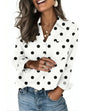 Zeagoo Blouses for Women Long Sleeve Dressy Casual Button Down Shirts