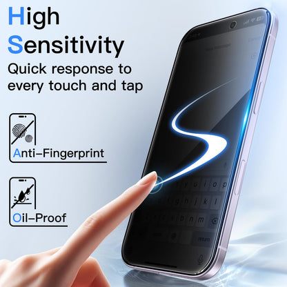 JETech Privacy Screen Protector for iPhone 17 Pro Max, 2-Pack