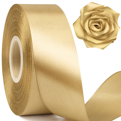 Mauproy Dusty Rose Satin Ribbon, 1-1/2 Inch, 50 Yards