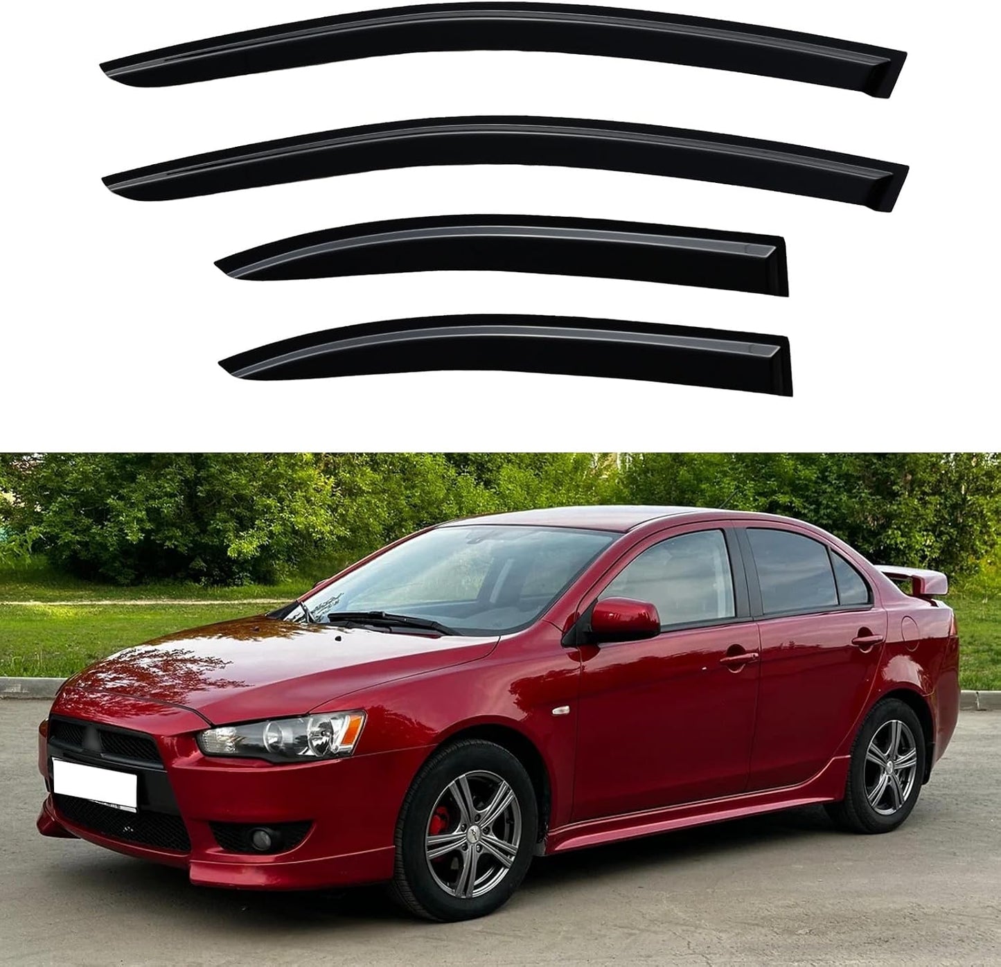 Window Visors Rain Guards for 2020-2025 Nissan Sentra