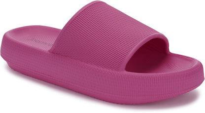 Joomra Pillow Slippers for Women and Men Thick Sole Ultra Cushion Slides
