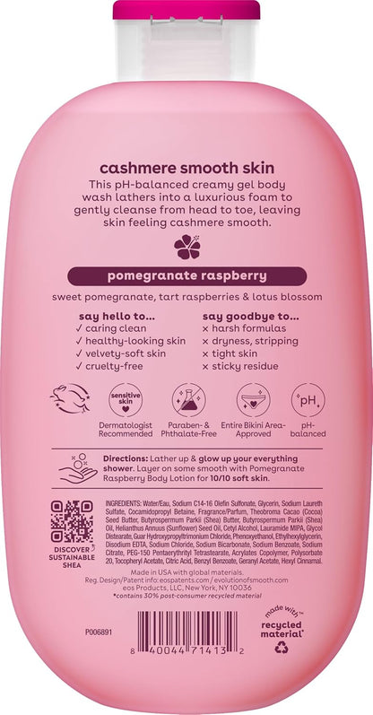 eos Cashmere Body Wash- Vanilla, Creamy Gel with Shea Butter, 16 fl oz