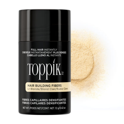 Toppik Hair Building Fibers, Fill In Fine or Thinning Hair Instantly Thicker, Fuller Looking Hair 9 Shades,4 size options