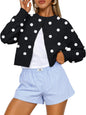 Trendy Queen Cropped Cardigan Sweaters for Women Fall Fashion Clothes 2026
