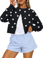 Trendy Queen Cropped Cardigan Sweaters for Women Fall Fashion Clothes 2026