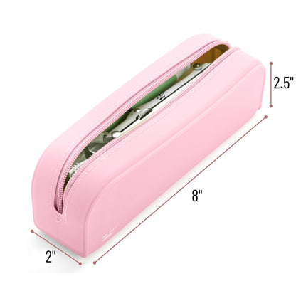 Mr. Pen- Silicone Pencil Case, Aesthetic Pencil Bag for Women, Makeup Pouch