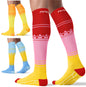 FITRELL 3 Pairs Compression Socks for Women and Men 20-30mmHg-Circulation Support Socks