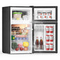 3.2 Cu Ft Mini Fridge with Freezer, Single Door Upright Freezer