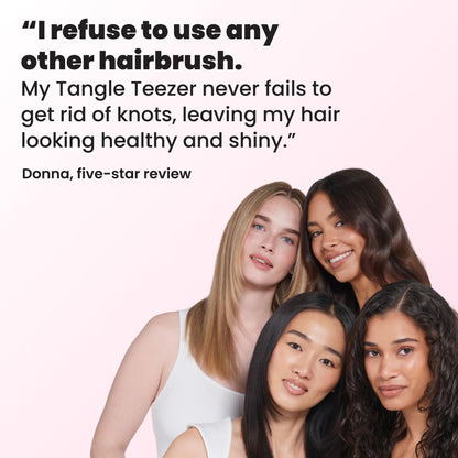 Tangle Teezer Ultimate Detangler Brush, Straight to Wavy, Liquorice Black