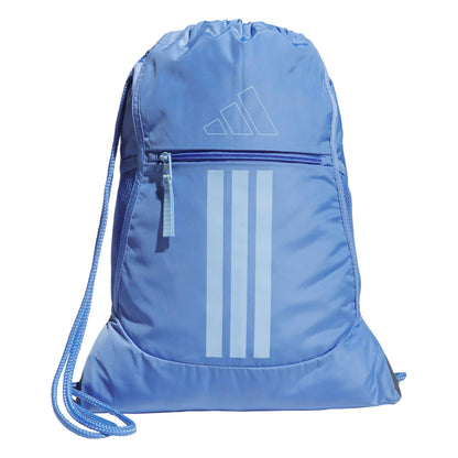 adidas Alliance Sackpack – Drawstring Backpack for Sports, Small Gym Bag, Preloved Teal Green/Black/3, OSFA