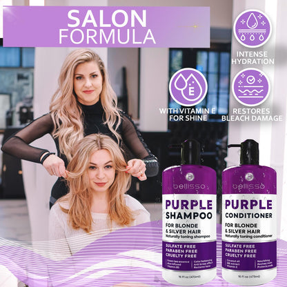 Caffeine Shampoo and Conditioner Set - Volumizing Products for Women and Men - Thickening, Volume Boosting Formula for Thinning and Fine Hair - Sulfate Free, No Parabens - Hydrating, Salon Grade