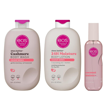 eos Shea Better 24H Moisture Body Lotion- Jasmine Peach, 16 fl oz