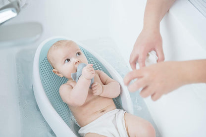 Angelcare Soft-Touch Baby Bath Support & Rinser Bundle, Aqua