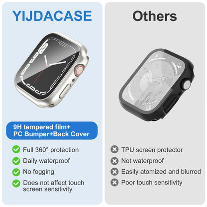 YIJDACASE 3 in 1 Waterproof Case for 40mm Apple Watch SE 3/2/1 Series 6/5/4
