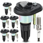 UF667 Ignition Coil & ILZFR6D11 Double Iridium Spark Plug for BMW 2.5-6.0L