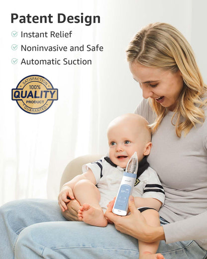 GROWNSY Nasal Aspirator for Baby, Electric Nose Sucker, Powerful Suction