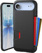 Smartish® iPhone 13 Wallet Case - Wallet Slayer Vol. 1 [Slim + Protective] Credit Card Holder - Drop Tested Hidden Credit Card Slot Cover for Apple iPhone 13 - Black Tie Affair