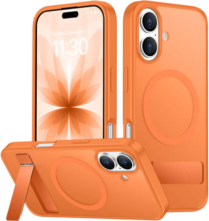 SPIDERCASE Magnetic for iPhone 17 Pro Max Case,with Kickstand,Clear