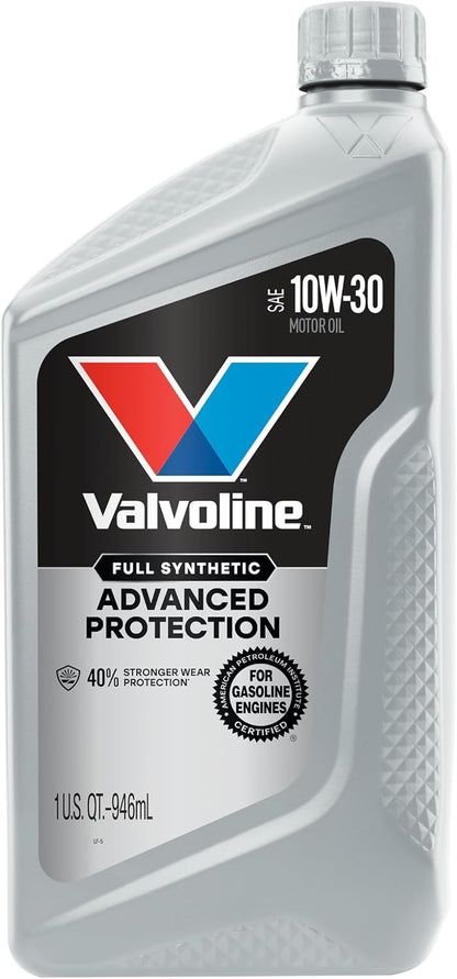Valvoline Advanced Full Synthetic SAE 0W-20 Motor Oil 5 QT