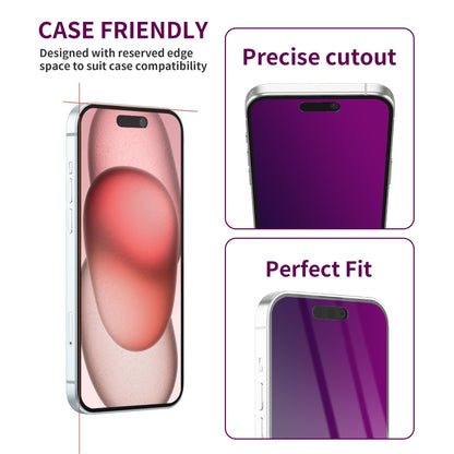 2 Pack Privacy Screen Protector for iPhone 17 Pro Max Tempered Glass 6.9'' Private Saver Anti-Spy Eye Protection Anti-Scratch Full Coverage No Bubble