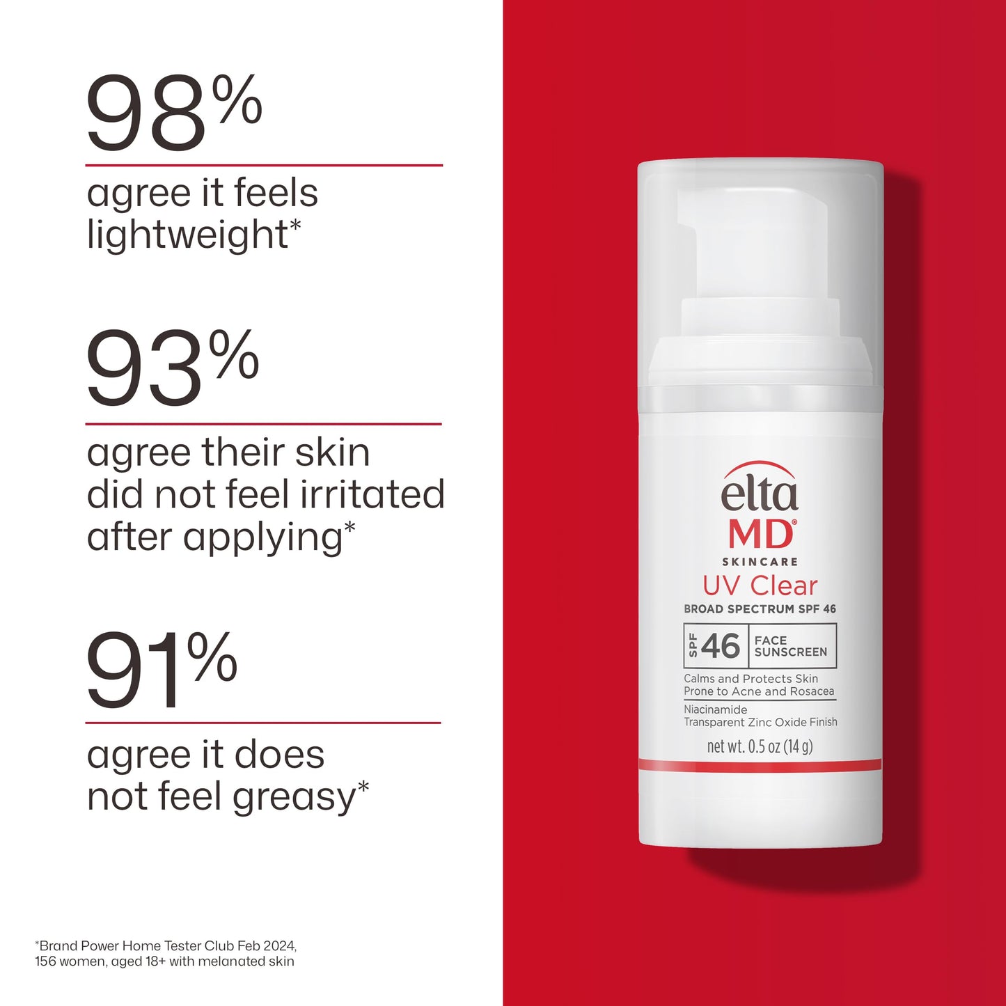 EltaMD UV Clear Face Sunscreen with Zinc Oxide, Oil-Free, SPF 46 and SPF 50