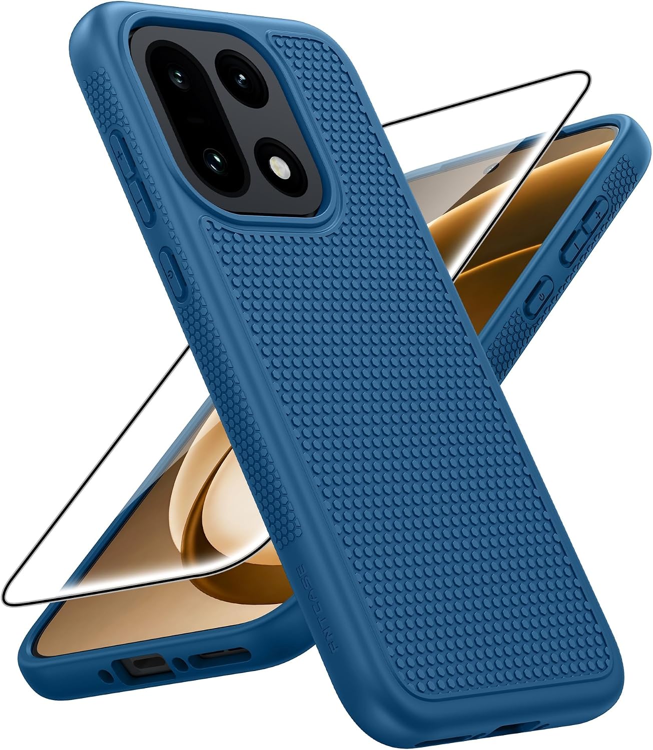 FNTCASE for Google Pixel 10 / Pixel 10 Pro Case: Soft TPU Non Slip Blue