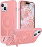 Magnetic Compatible with iPhone 14 Pro Max Case, [Built-in Invisible Kickstand][Compatible with MagSafe] [Military Grade Shockproof] Slim Translucent Matte Phone Case for iPhone 14 Pro Max 6.7"