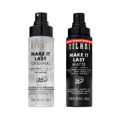 Milani Setting Spray + Primer, Make It Last Original Natural Finish